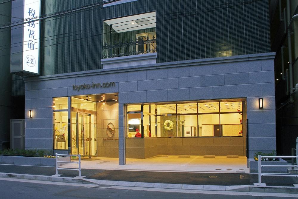 Toyoko Inn Tokyo Nihombashi Zeimusho Mae Exterior foto